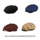 thumbnail image 4 of Jumpingount Sombreros Vintage Britpop Cap Corea Cómodo Transpirable Amigable con la piel Sombrero Primavera Ocio Casual Fiestas de cumpleaños Boda Sombreros Negro Jumpingount AP014381-01, 4 of 6