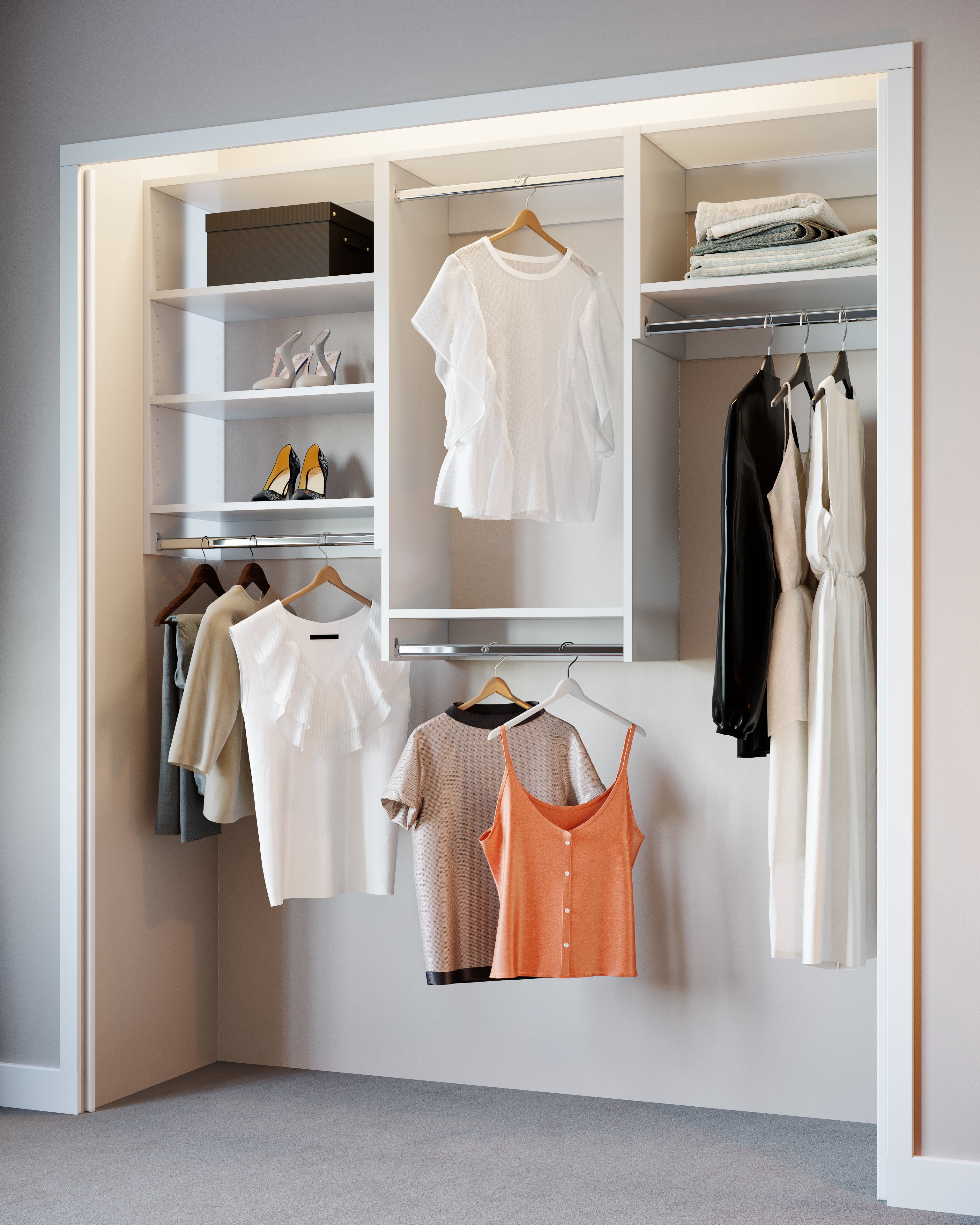 Buy Modular Closet System- Hanging Closet Organizer - A Wardrobe Closet