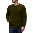 thumbnail image 6 of Kalauyu Mens Long Sleeve Shirt - Soft Casual Full Sleeves Crew Neck T Shirts for Men, 6 of 9
