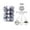 Silver, variant on Iumwxz Savings 1.18" Christmas Ball Pack of 24 Pcs Pendant Decorative Shatterproof Christmas Tree Pendants Hanging Christmas Baubles Balls Ornaments SetGrinch Christmas Decorations Christmas Craft
