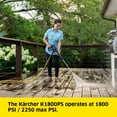 thumbnail image 5 of Karcher 1800 Psi 1.2 Gpm Electric Cold Water Pressure Washer With 3 Spray Nozzles, 5 of 9