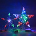 thumbnail image 5 of piezas de estrella de plástico árbol de Navidad color brillante batería luminosa o decoración de árbol de Navidad de cinco estrellas USB (21 cm), 5 of 5