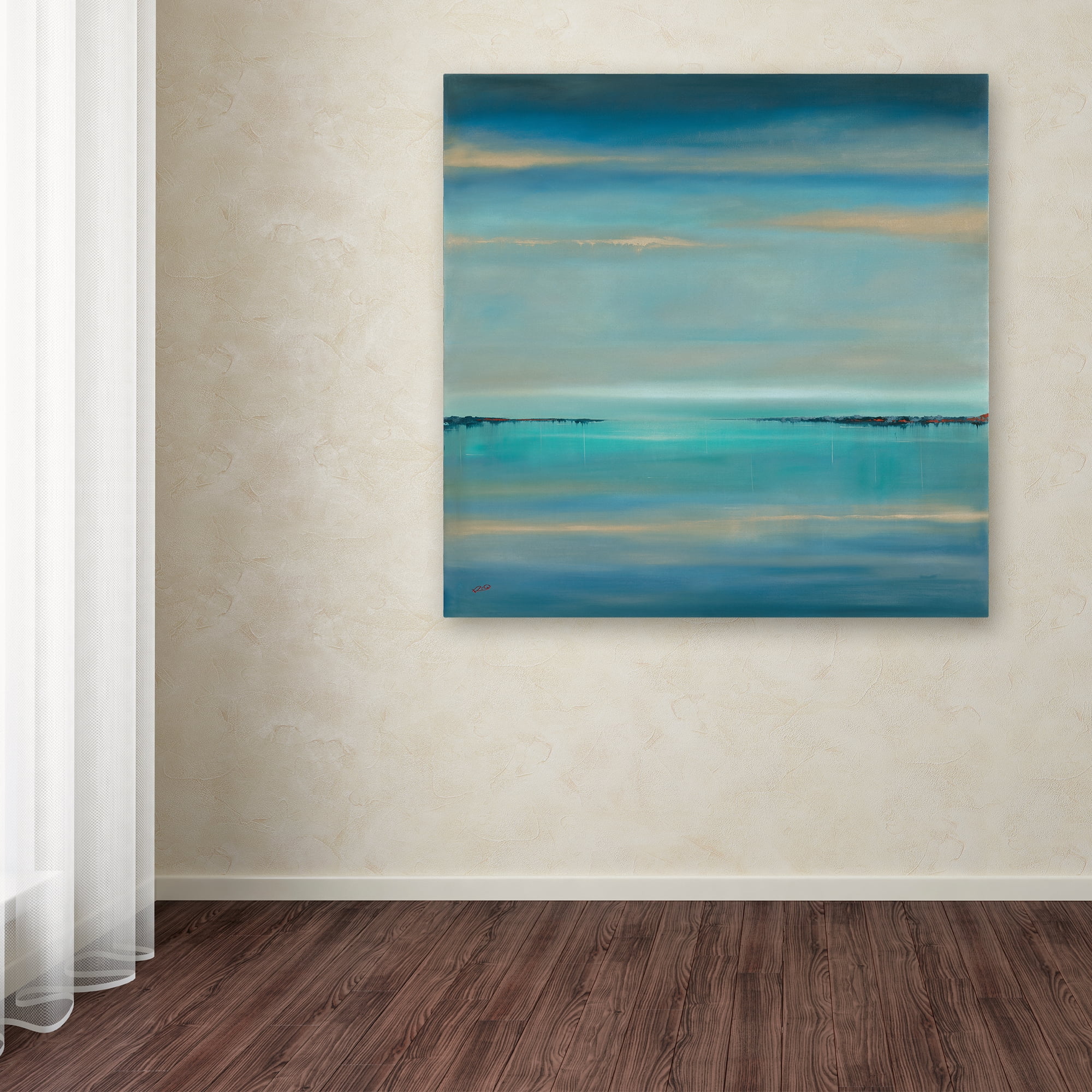 Trademark Fine Art "The Line of Time" Canvas Art by Rio