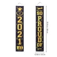 thumbnail image 2 of 1 Paire Graduation Couplets Thème Porte Rideaux Graduation Fête Pendaison Décor, 2 of 6