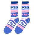 thumbnail image 5 of Cool Socks, Pez Candy, Stripes, Mens Womens Crew, Funny Graphic Print, Large, 5 of 6