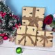thumbnail image 4 of Cinta de terciopelo navideña para envolver adornos de árbol de Navidad, 1 pulgada de ancho, 10 yardas en total, tejido fino para invitaciones de boda, 4 of 4
