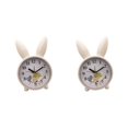 thumbnail image 3 of relayinert Cute Rabbit Deer Shaped Alarm Clock for Bedroom Nordic Style Playful and Endearing Yellow Rabbit 2Set, 3 of 6
