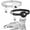 Black+White, variant on 2 Pcs Airtag Cat Collar with Breakaway Bell, Reflective Adjustable Strap with Air Tag Case for Cat Kitten