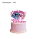 thumbnail image 2 of Decoración para fiesta de cumpleaños con ángel de punto interestelar de Disney en color rosa, bandera para tirar de globos, juego de espirales para insertar banderas en tartas, 2 of 5