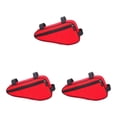 thumbnail image 2 of fastboy Mountain Bicycles Front Tube Frame Storage Bag Road Bikes Anti-scratched Triangular Pouch Keys Cellphone Saddle Holder Red 3Set, 2 of 6