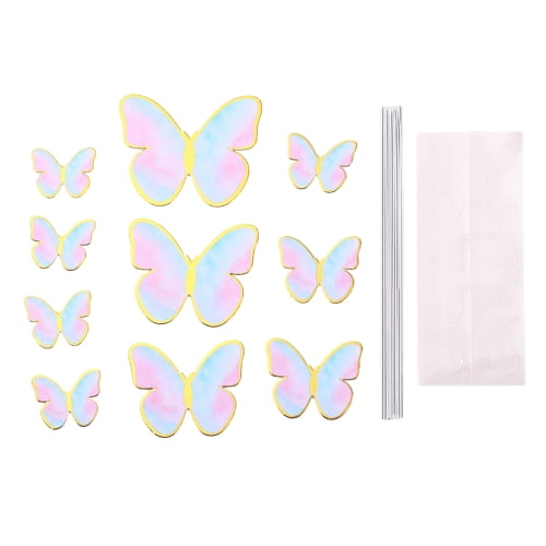 Farfi Cake Topper Butterfly Design Cake Decor Ornament Creative Baking  Accessories for Party 