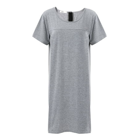 

Women s Nightgown Short Sleeve Sleepwear Comfortable Soft Sleepshirts Nursing Nightdress Nightshirt S-XXL