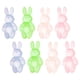 thumbnail image 4 of Resin Mini Rabbit Statue Easter Rabbit Figurines for Decor 8Pcs Assorted, 4 of 5