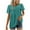 Mint Green, variant on WXLWZYWL Blouses for Women Dressy Casual Babydoll Tops Ruffle Short Sleeve Shirts Fashion Clothes 2026