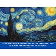 thumbnail image 3 of ArtsyQuotes 18x15 Black Modern Framed Museum Art Print Titled - Vincent Van Gogh Quote: Voice in Your Head, 3 of 5