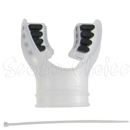 Scuba Diving Silicone W/ Color Tab Replacement Regulator Snorkel fit Mouth Piece 