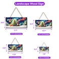 thumbnail image 5 of Merry Christmas and Happy New Year Santa Bernese Mountain Dog Holiday Xmas Winter Landscape Wood Sign Berner Lover Gifts Hanging Wall Home Decor - 00024, 5 of 5