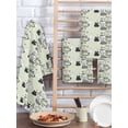 thumbnail image 2 of Easter Rabbit Kitchen Dish Towels for Drying Dishes Set of 4, Cartoon Cute Bunny Sketch on Green Waffle Weave Microfiber Hand Tea Bathroom Towels Quick Dry & Absorbent Towel 15.7x23.6, 2 of 7