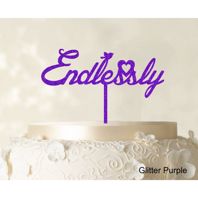 Custom Initial Cake Topper Personalized Name Cake Topper Color Option Available 5-7 Inches Wide