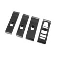 thumbnail image 3 of LOVIVER Window Switch Button Covers Sticker Carbon Fiber Color Interior Accessories, 3 of 8