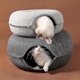 thumbnail image 3 of 1 Pcs Pet Tunnel Donut Cat Bed(dark Gray), 3 of 5