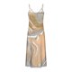 thumbnail image 4 of Vestido de Verano Casual de las Mujeres, Impresión Plegada Casual de Verano, Vestido de Cuello en V sin Mangas de Camis, 4 of 5