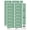 Dark Green, variant on No Returns Reversed Sticker Set - Yellow - Gloss Finish - 1.5" Small