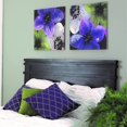 thumbnail image 5 of HomeMagic, Purple Floral 20" x 20" Print Canvas with Wood Frame, 5 of 5