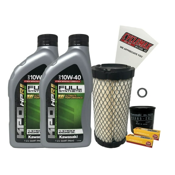 Cyclemax FS Tune Up Kit with Spark Plugs fits 2001-2008 Kawasaki Mule 3010