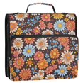 thumbnail image 5 of FORMRS Zipper Binder with Shoulder Strap 2-inch Ring 500 Sheet Capacity File Bag, Colorful Flowers, 5 of 5