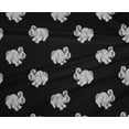 thumbnail image 4 of oneOone Polyester Lycra Fabric Rabbit Block Print Fabric BTY 56 Inch Wide, 4 of 4