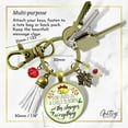 thumbnail image 4 of Christmas Jewelry For Women For Unto Us a Child Is Born Charm Keychain Faith Nativity, 4 of 7