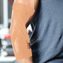 WXLCISI Elbow Brace Support - Breathable Compression Bandage for Tennis Elbow & Tendonitis - Includes Kinesiology Tape