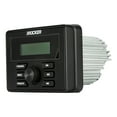 thumbnail image 2 of Kicker Weather-Resistant Marine Bluetooth USB RCA Stereo Receiver Bundle Combo with (QTY 4) 6.5" 2-Way 195W Max Coaxial Marine LED Speakers w/ Silver Grilles, 50-Ft 16-Gauge Wire, Antenna, 2 of 6
