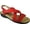 Red Suede/Elastic, variant on Women's Arcopedico Monterey Strappy Sandal Purple Suede/Elastic 36 M