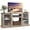 Greige, variant on GALAXHERO TV Stand for 65 inch TV Media Console Cabinet with Storage and Open Shelves Entertainment Center for Living Room, Bedroom Black