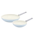 thumbnail image 1 of GreenPan Padova 2 Piece 8" and 10" Frypan Set, Light Blue, 1 of 5