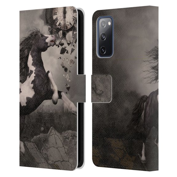 Head Case Designs Officially Licensed Simone Gatterwe Horses The Apocalypse Leather Book Wallet Case Cover Compatible with Samsung Galaxy S20 FE / 5G