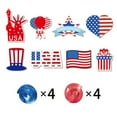 thumbnail image 5 of Neoyler US Independence Day Party Decoration Supplies Reusable Hanging Set Patriotic Theme Indoor Outdoor Decor Suit for Fourth of July Celebrations 30 Pieces Total, 5 of 8