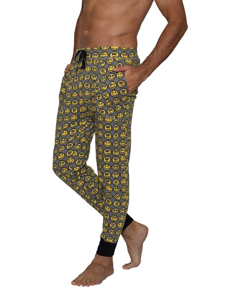 smiley face joggers