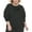 Black, variant on Plus Size Logo Fleece Crewneck Sweatshirt Hot Magenta 3X
