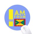 thumbnail image 1 of I Am From Grenada Art Deco Fashion Mouse Pad Comfortable Game Office Mat, 1 of 2