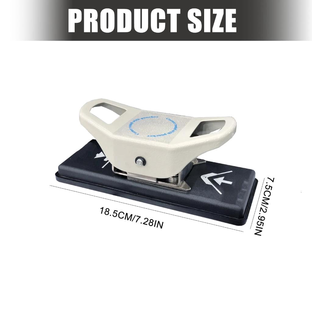 YIGSECU 2 In 1 Corner Rounding Cutter and Slot Hole Puncher for Paper PVC Card