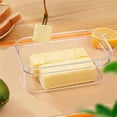 thumbnail image 3 of Caja de mantequilla amarilla con tapa de sellado y cortador de acero inoxidable, 3 of 6