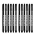thumbnail image 1 of 12pcs Counterfeit Pen Fake Money Detector Markers for EURO USD RMB and Other Countries Bills Cash Check-Gold for Real, Black for Fake Easy and Fast to Use, 1 of 6