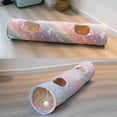 thumbnail image 5 of BEYCED Luminous Tunnel Cat Toy with Plush Ball, Grey, 5 of 7