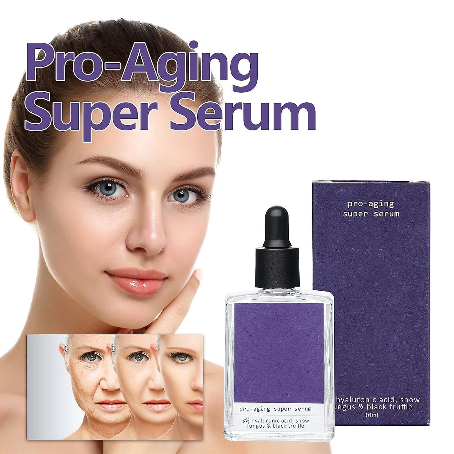Pro-aging Super Serum, Pro Aging Super Serum, Plants Are Purple Pro Aging  Super Serum, Collagen Peptides Serum Anti-wrinkle - Walmart.ca