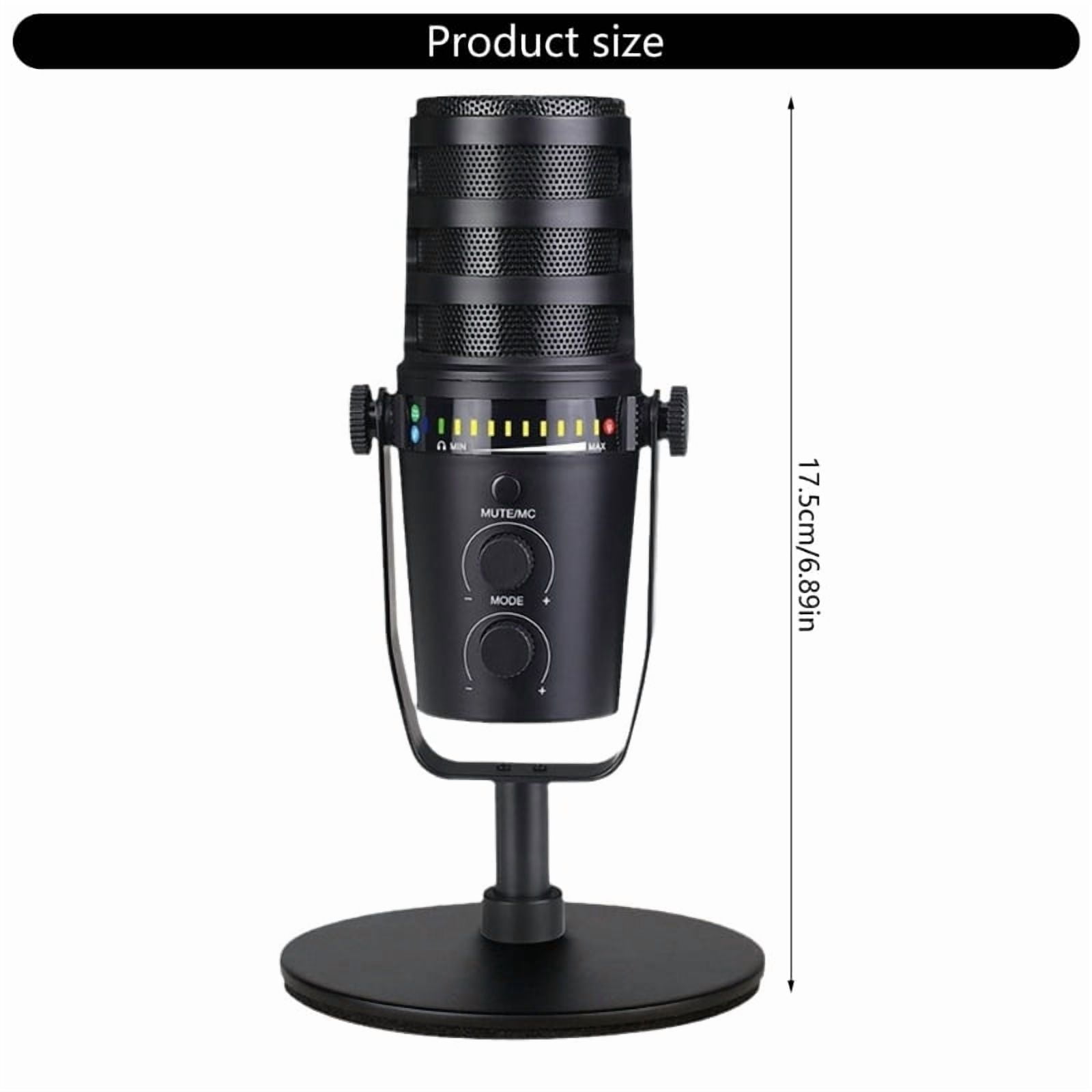 Sensitive Sound Capture USB Dynamic Microphone For Precise Sound Recording