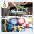 thumbnail image 4 of Compresor de Aire Divisor de Colector de Aire de 3 Vías Cable de Salida Industrial de 4 Puertos con 3 Acopladores de Acero y Enchufe NPT Macho de 1/4, 4 of 5