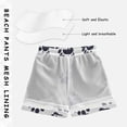 thumbnail image 3 of FORMRS Boys Swim Trunks Quick Dry Mesh Liner Boardshorts Sizes XS-XL, Black Cat Paw, 3 of 7
